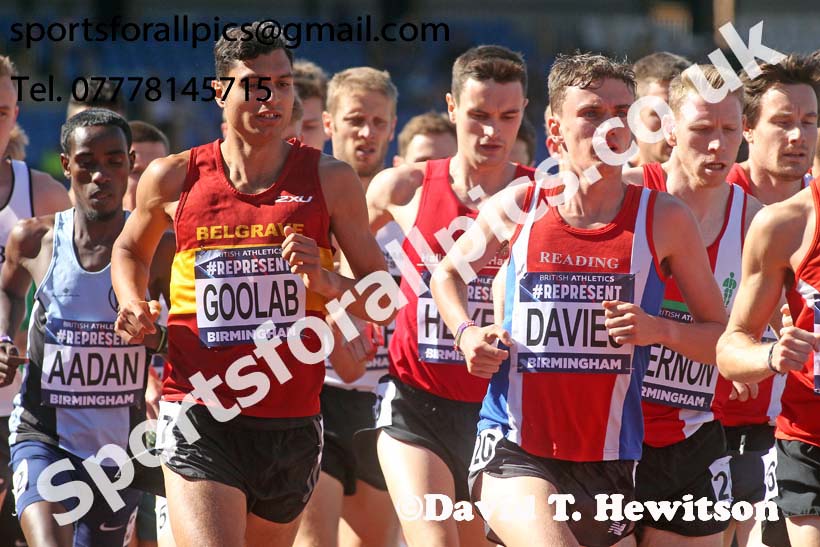 Mens 5000 metres, World Championship Team Trials, Alexander Stadium, Birmingham